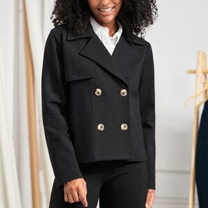 Cropped Peacoat